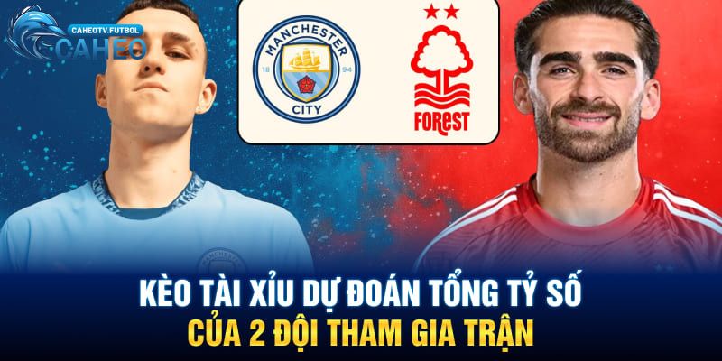 Kèo tài xỉu dự đoán tổng tỷ số của 2 đội tham gia trận