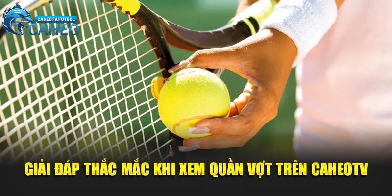 Giải đáp thắc mắc khi xem quần vợt trên web