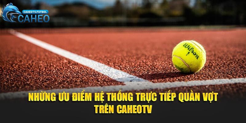 Những ưu điểm hệ thống trực tiếp quần vợt trên web